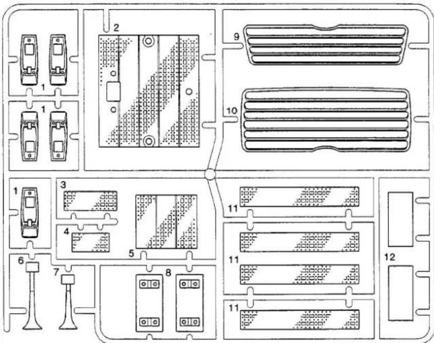 TAMIYA Ford Aeromax - PARTS - 11