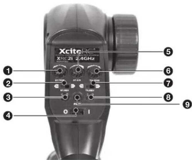 XciteRC Sand Storm one8 2WD Brushless Buggy - Télécommande (emetteur) - 2