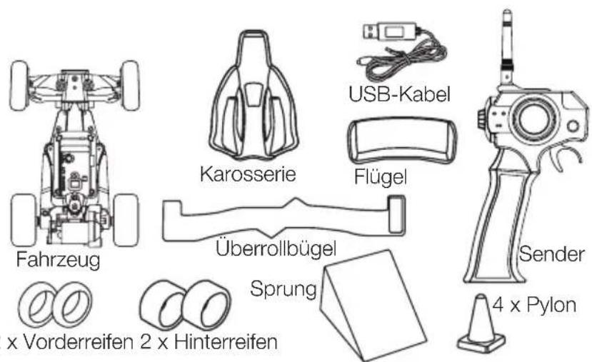 XciteRC HighSpeed Racebuggy - Erforderliches Zubehör - 1