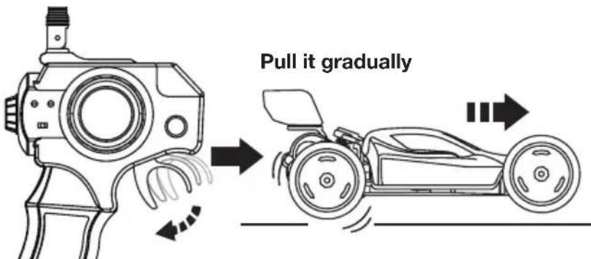 XciteRC HighSpeed Racebuggy - The operating key to the 2WD vehicle - 2