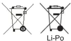 XciteRC HighSpeed Racebuggy - Hinweise nach Batteriegesetz - 2
