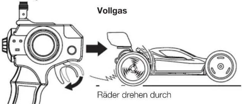 XciteRC HighSpeed Racebuggy - Hinweise zum Fahren des 2WD-Fahrzeuges - 1