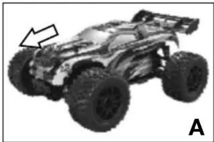 XciteRC Buggy twenty4 B - Inserer les batteries - 5