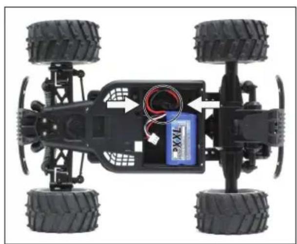 XciteRC Eagle Monster Truck M - Recargar la bateria del motor: - 7