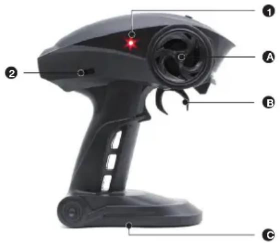 XciteRC Eagle Monster Truck M - Transmitter - 1