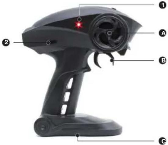 XciteRC Eagle Monster Truck M - Fernsteuerung (Sender) - 1