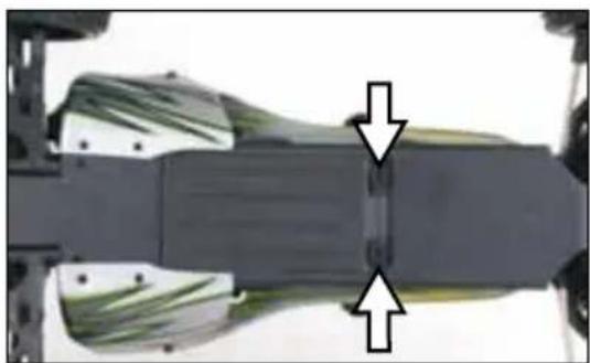 XciteRC Shortcourse one12 - Fahrakku einlagen - 1