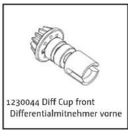 Absima EP Sand Buggy "ASB1" 4WD RTR - AB1 Brushed Spare Parts / Ersatzteile - 5