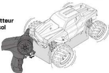 ECX Torment ECX00014T2 - Testez les commandes de l'émetteur sans que les roues touchent le sol - 1