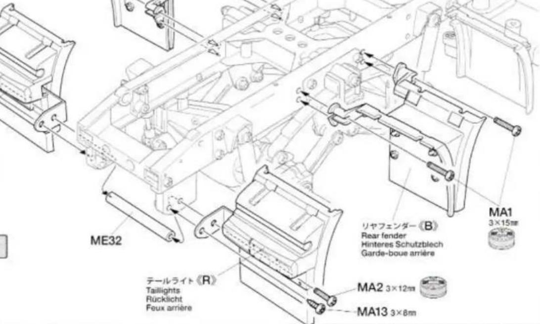 TAMIYA MercedesBenz Actros 3363 6x4 GigaSpace - OPTIONS - 33