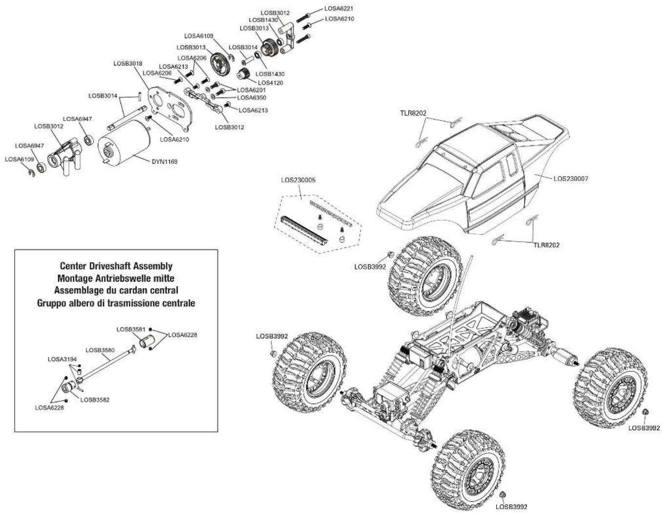 Losi Night Crawler 2.0 RTR - PERIODO DI GARANZIA - 1