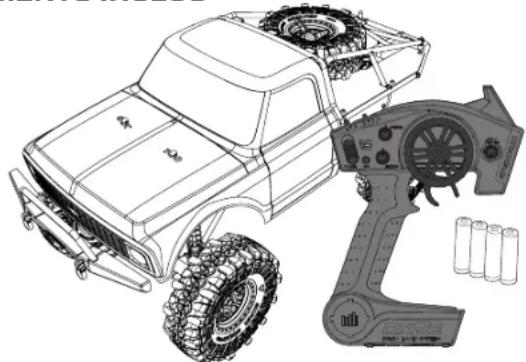 Vaterra 1972 Chevrolet K10 Pickup Ascender - ÉLÉMENTS INCLUS - 1