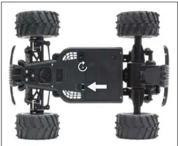 XciteRC Eagle Truggy - Insert the drive battery - 4