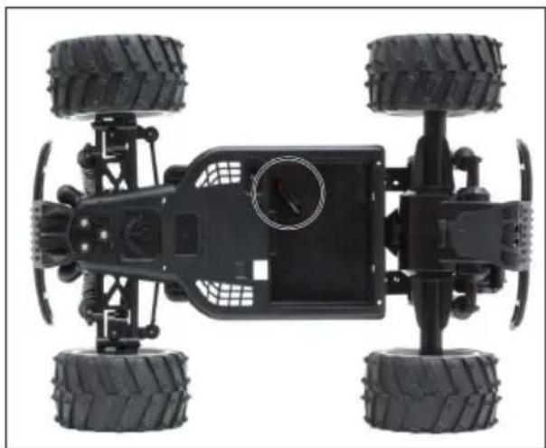 XciteRC Eagle Truggy - Insert the drive battery - 2