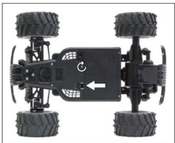 XciteRC Eagle Truggy - Inserez l'accu de propulsion - 4