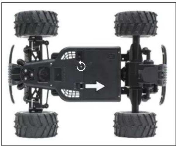 XciteRC Eagle Truggy - Insert the drive battery - 1