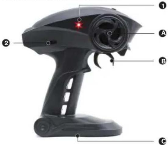 XciteRC Eagle Truggy - Télécommande (emetteur) - 1