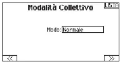 SPEKTRUM DX8G2 - Tipo di comando del collettivo - 1