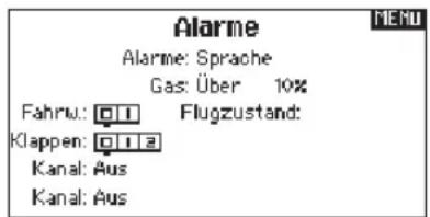 SPEKTRUM DX8G2 - Alarme - 1