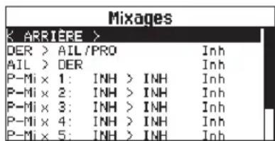 SPEKTRUM DX8G2 - Mixage - 1