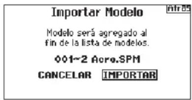 SPEKTRUM DX8G2 - ▶ Alle Modelle laden - 2