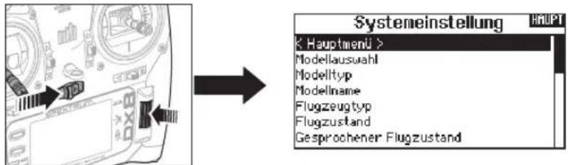 SPEKTRUM DX8G2 - SYSTEMEINSTELLUNG - 1