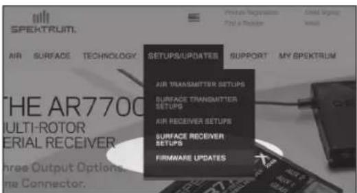 SPEKTRUM DX8G2 - Installation automatique des mises à jour du logiciel AirWare - 1