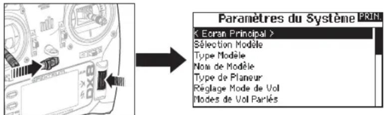 SPEKTRUM DX8G2 - PARAMÈTRES DU SYSTÈME - 1