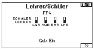 SPEKTRUM DX8G2 - Um den FPV Mode zu verwenden: - 1