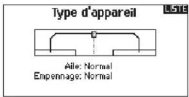 SPEKTRUM DX8G2 - Types d'empennage - 1