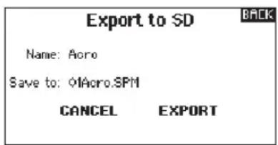SPEKTRUM DX8G2 - Export de tous les Modèles - 1
