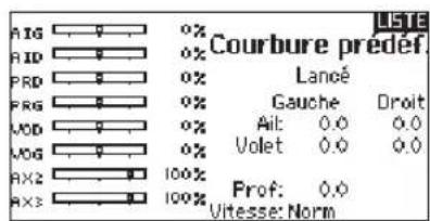 SPEKTRUM DX8G2 - Courbure prédéfinie - 1