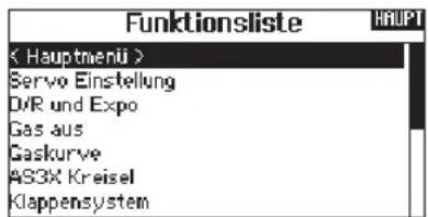 SPEKTRUM DX8G2 - So aktivieren Sie die AS3X Live Gain Ansicht: - 2