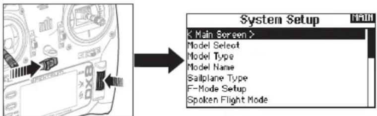 SPEKTRUM DX8G2 - SYSTEM SETUP - 1