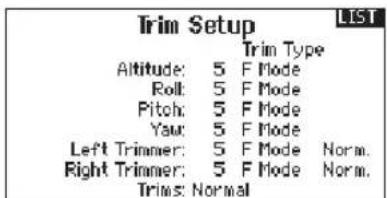 SPEKTRUM DX8G2 - Trim Setup - 1