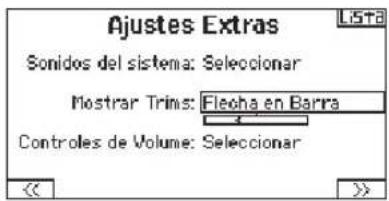 SPEKTRUM DX8G2 - Apariencia de Trims: - 1