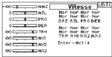 SPEKTRUM DX8G2 - ▶ Vitesse - 1