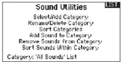 SPEKTRUM DX8G2 - Sound Utilities - 2