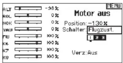 SPEKTRUM DX8G2 - So stellen Sie die Differenzierung ein: - 2