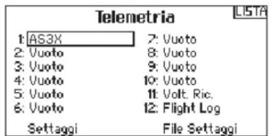 SPEKTRUM DX8G2 - Per attivare il "Gain Live View": - 1