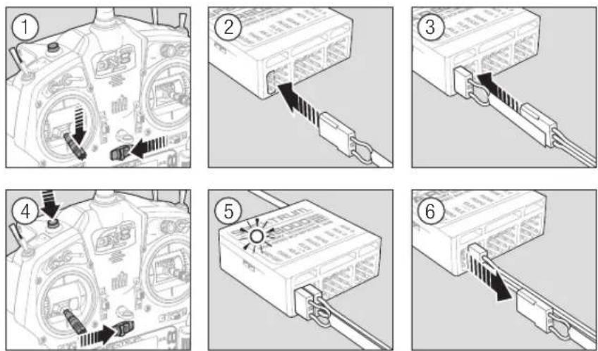 SPEKTRUM DX8G2 - Binding Using the Receiver and Receiver Battery - 1