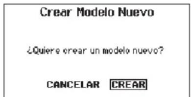 SPEKTRUM DX8G2 - ▶ Crear un nuevo modelo - 1
