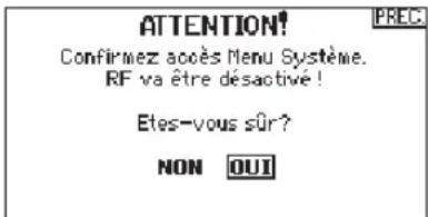 SPEKTRUM DX8G2 - Paramètres système - 1