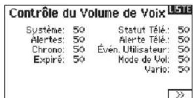 SPEKTRUM DX8G2 - Alertes système: - 3