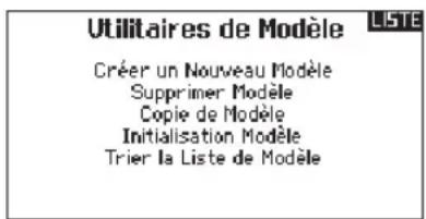 SPEKTRUM DX8G2 - Gestion des modèles - 1