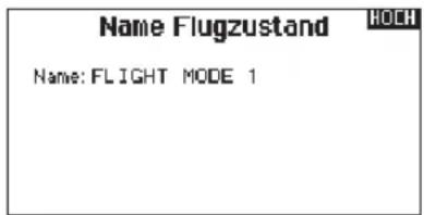 SPEKTRUM DX8G2 - Aktivieren der Sprachausgabe des Flugzustandsnamen: - 1