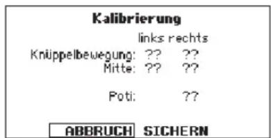 SPEKTRUM DX8G2 - kalibrieren des Senders - 1