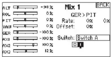 SPEKTRUM DX8G2 - Assigning a Mix to a Switch - 1