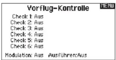 SPEKTRUM DX8G2 - Vorflugkontrolle - 1