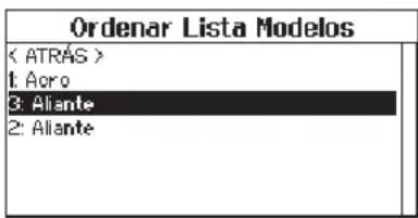 SPEKTRUM DX8G2 - Organizar lista de modelos - 1